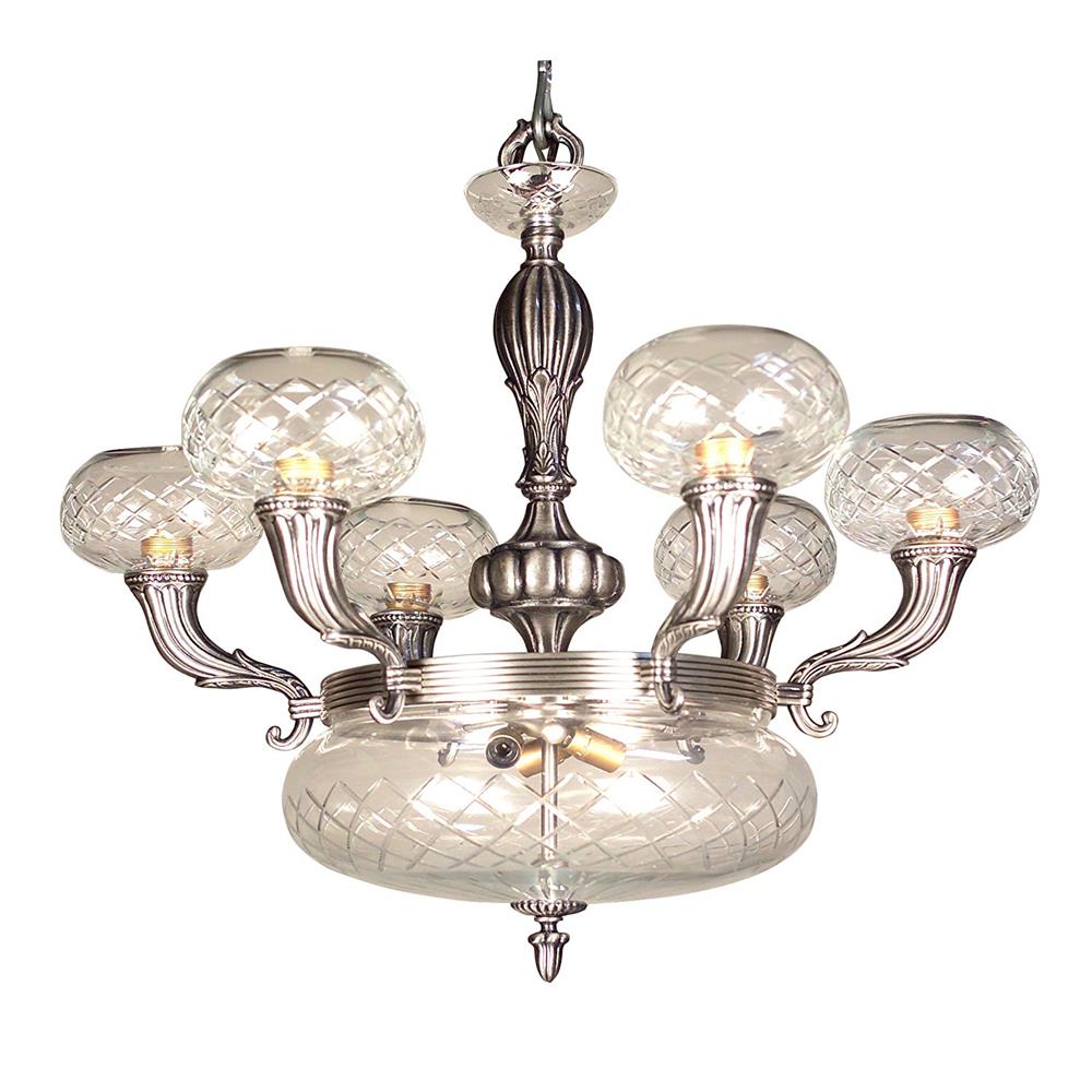 Classic Lighting 57326 MS Chatham Chandelier in Millennium Silver